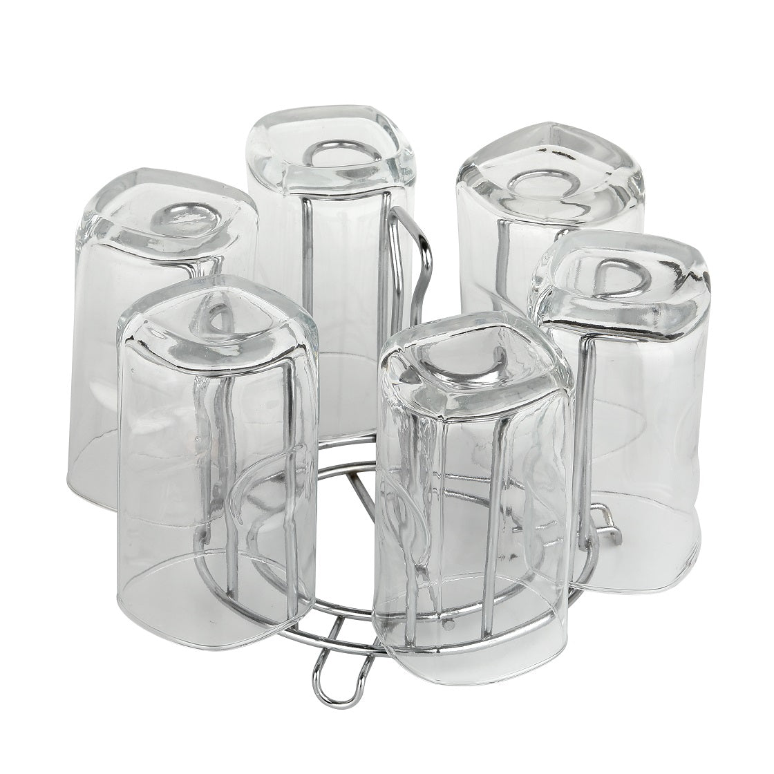 2741 SS Round Glass Stand used for holding sensitive glasses and all present in all kinds of kitchens of official and household places etc. (Moq :-2) DeoDap 2741 SS Round Glass Stand used for holding sensitive glasses and all present in all kinds of kitchens of official and household places etc. (Moq :-2) DeoDap